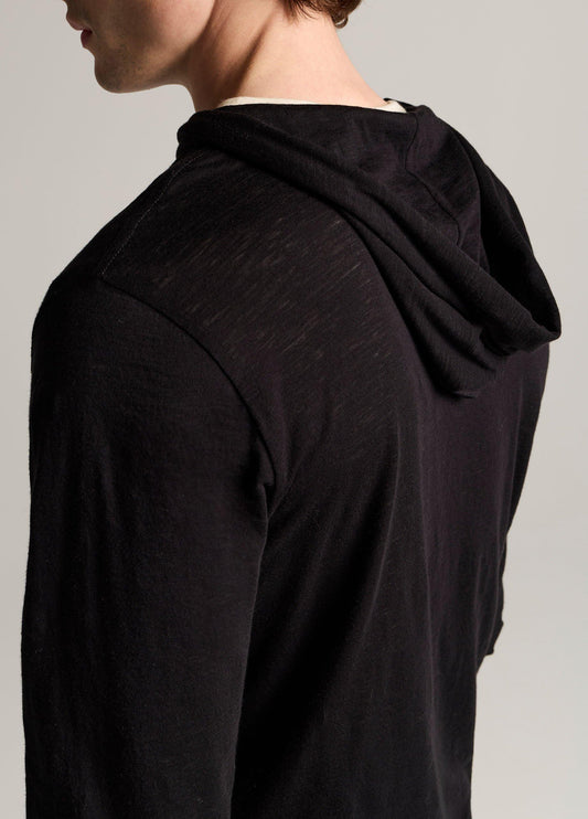 Slub Pima Cotton Double-Layer Hoodie - US 5469