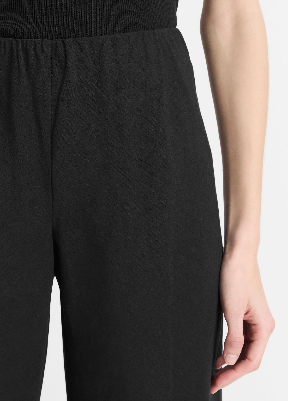 Colette High-Rise Cotton & Linen-Blend Bias Pant - US 6912