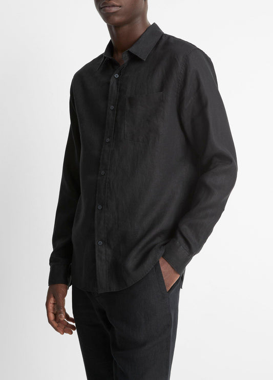 Linen Long-Sleeve Shirt - US 2970