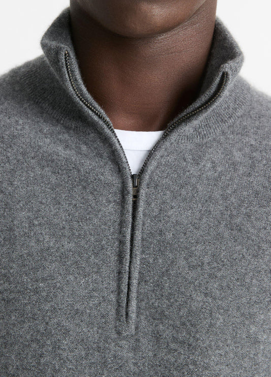 Plush Cashmere Quarter-Zip Sweater - US 4996