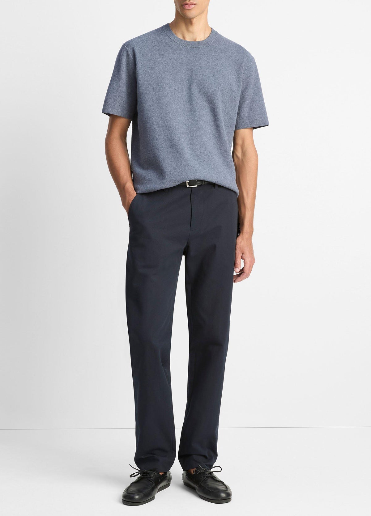 Milano Short-Sleeve Crew Neck Sweater - US 3329