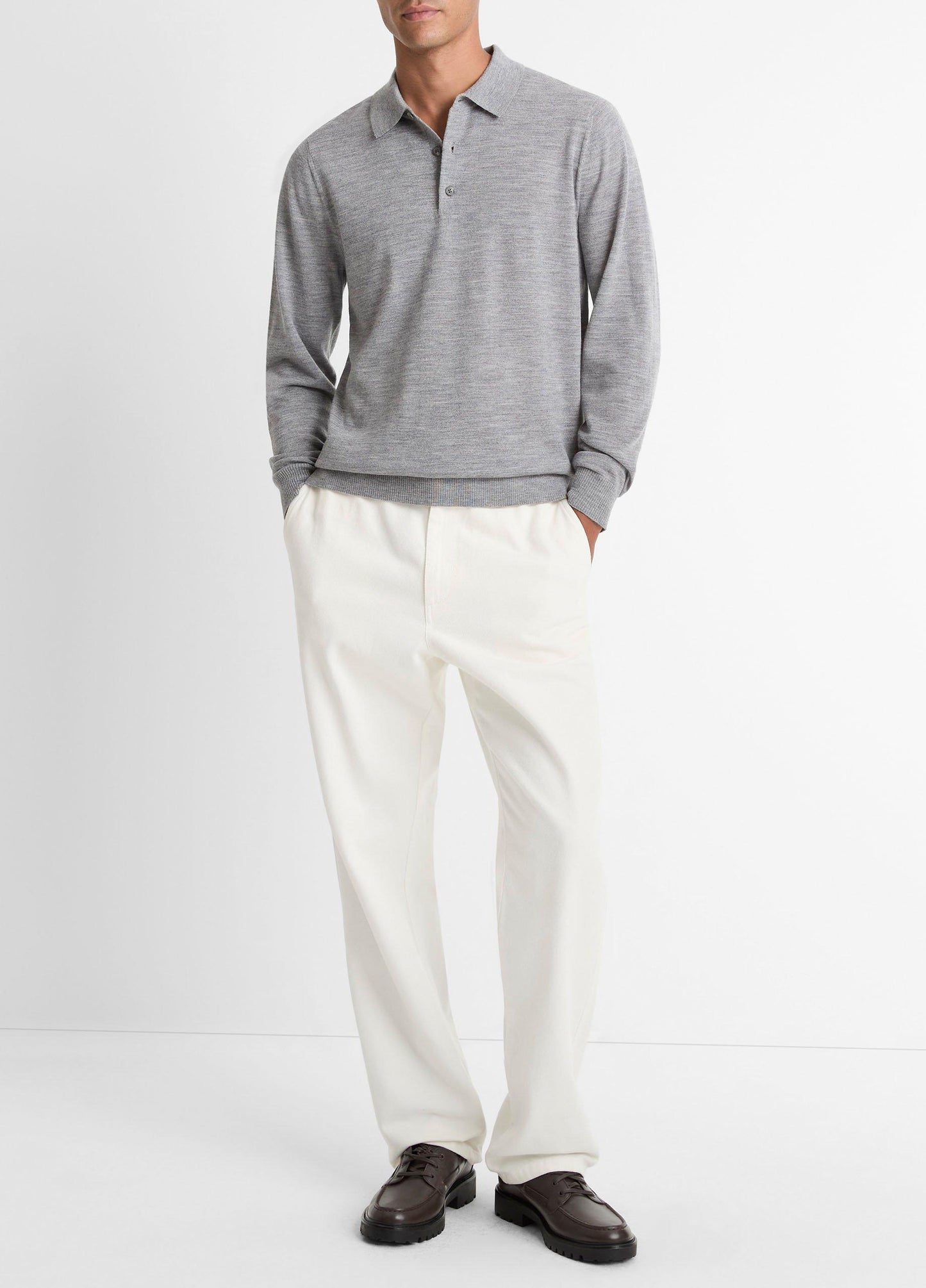 Wool Polo Sweater - US 8816