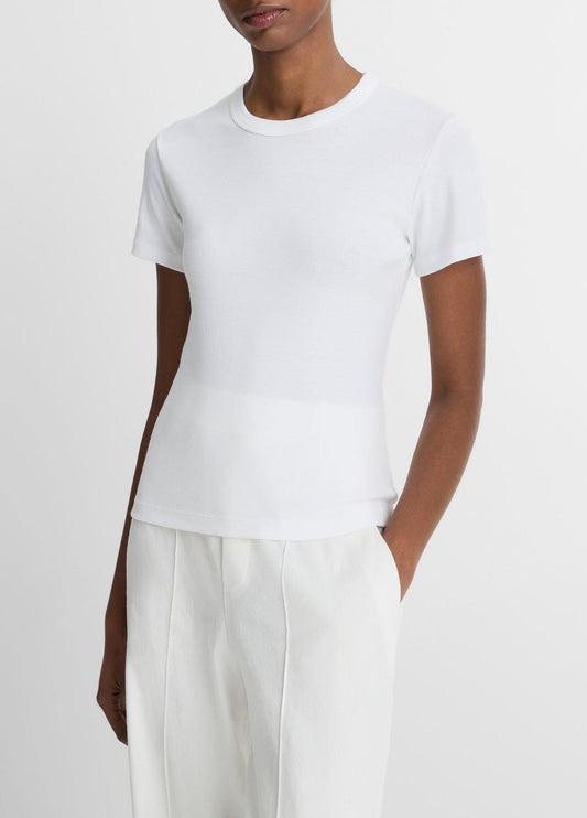 Pima Cotton-Blend '90s Shrunken T-Shirt - US 5824