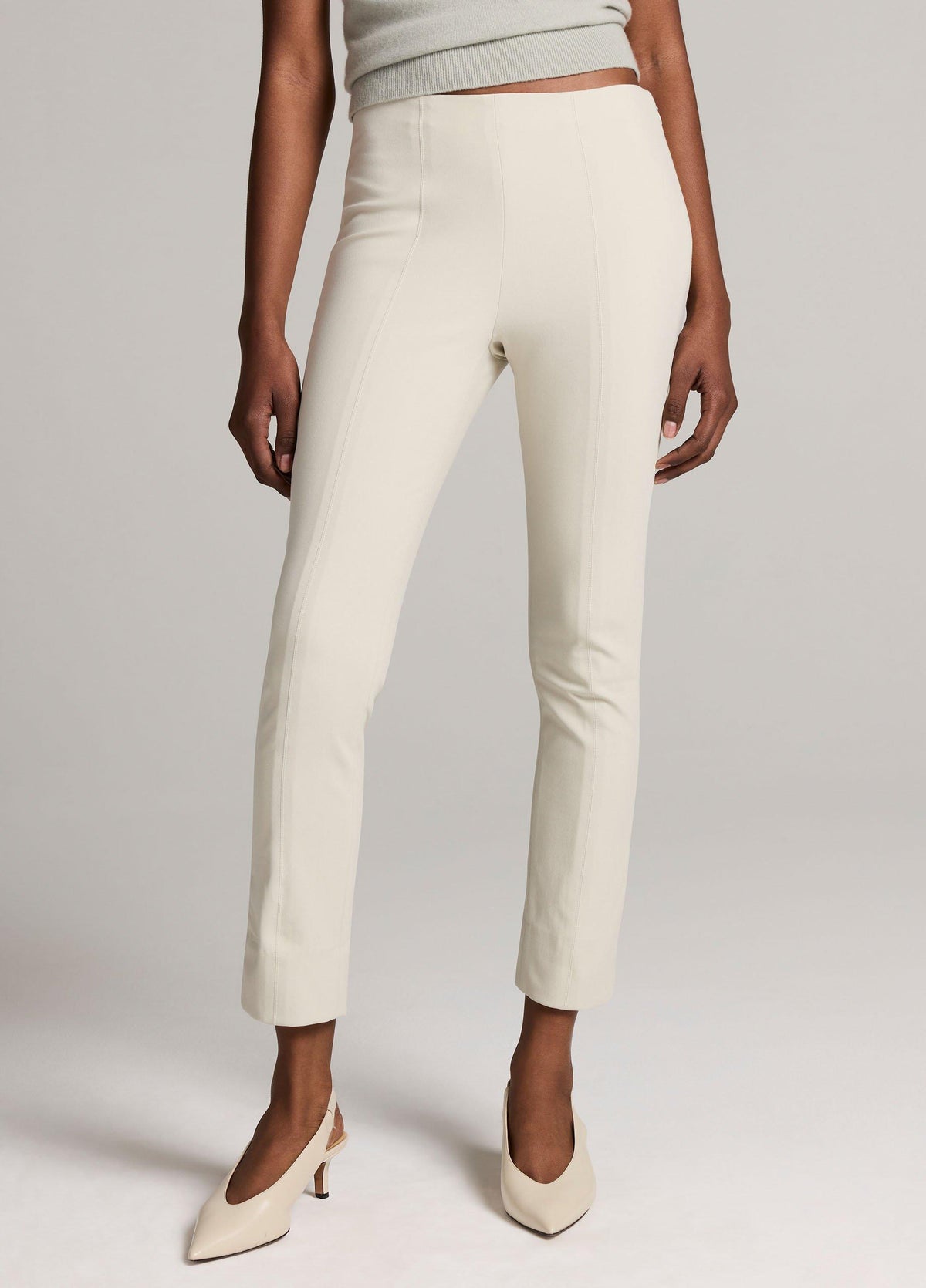 Bobbi High-Rise Stitch-Seam Ponte Legging - US 5550