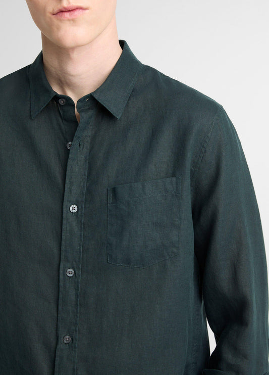 Linen Long-Sleeve Shirt - US 1667