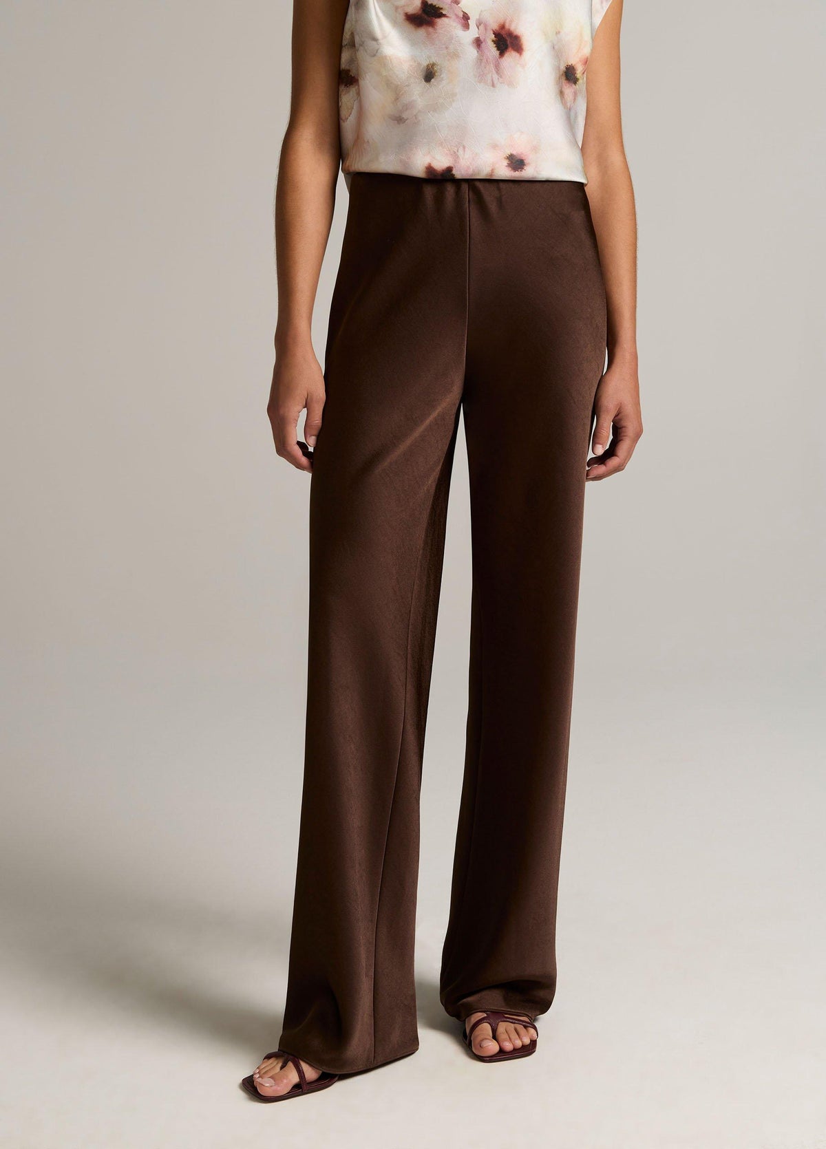 Colette High-Rise Fluid Satin Bias Pant - US 3330