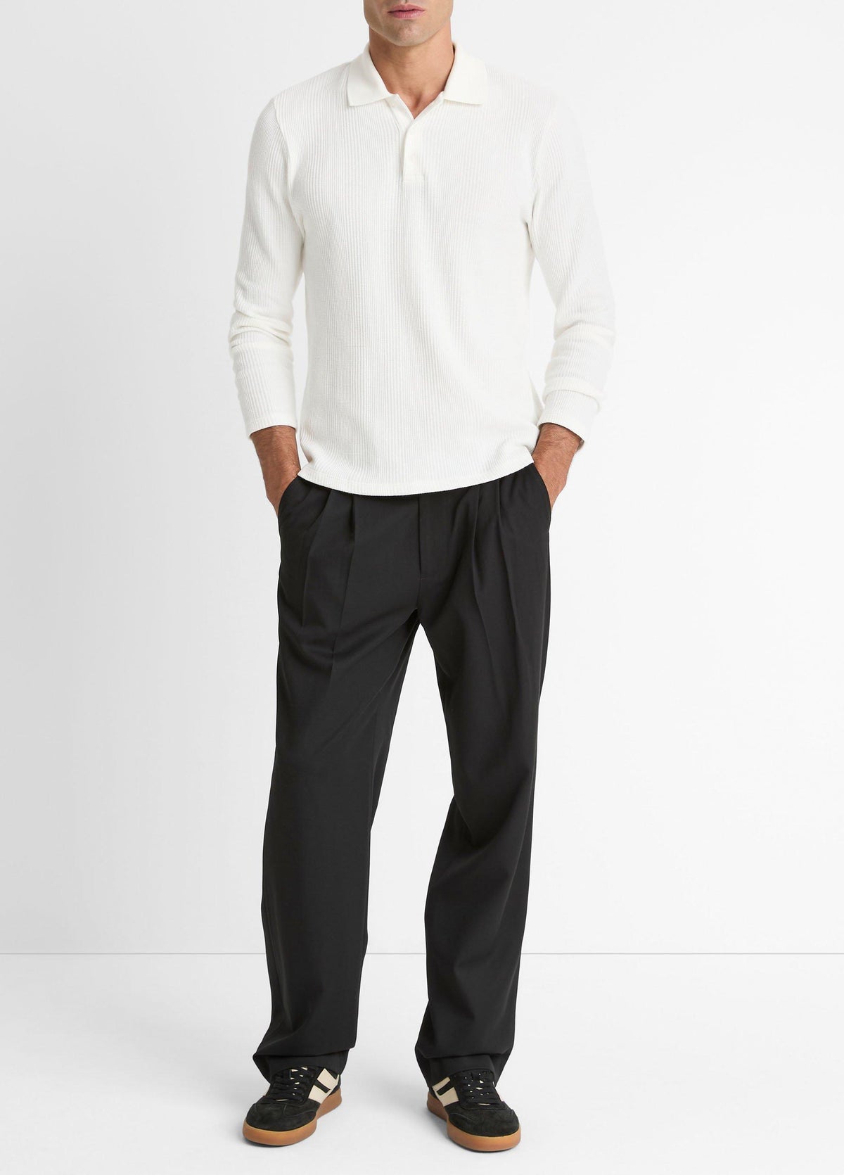 Variegated Cotton Polo Shirt - US 0365