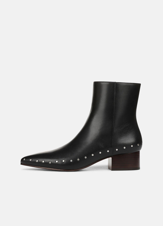 August Studded Leather Ankle Boot - US 6354