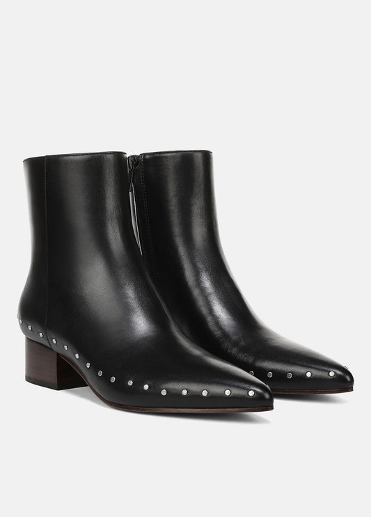 August Studded Leather Ankle Boot - US 6354