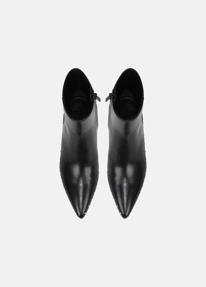 August Studded Leather Ankle Boot - US 6354