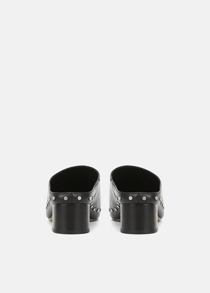 August Studded Leather Mule - US 1300