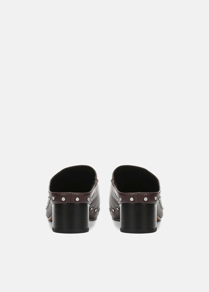 August Studded Leather Mule - US 0914