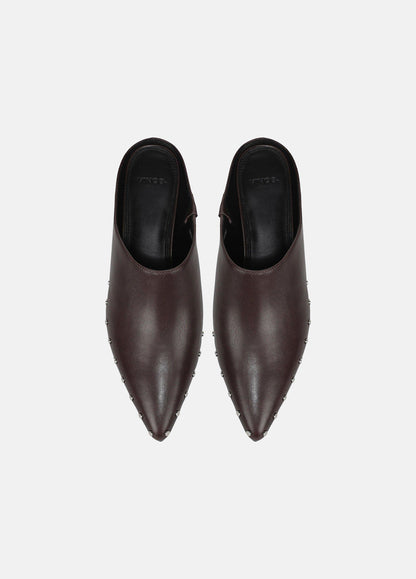 August Studded Leather Mule - US 0914