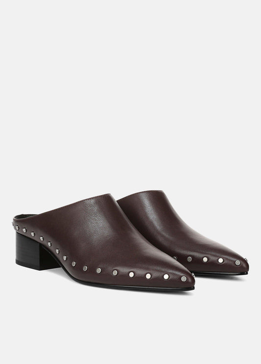 August Studded Leather Mule - US 0914