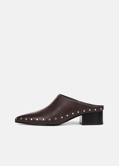 August Studded Leather Mule - US 0914