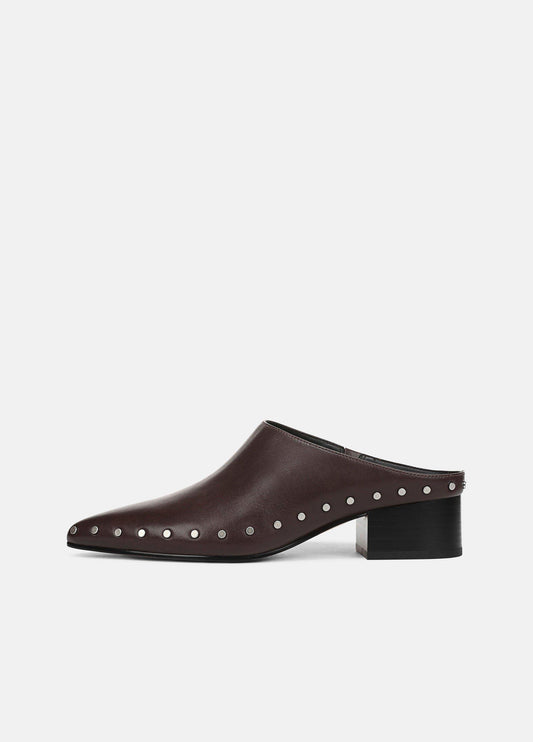 August Studded Leather Mule - US 0914