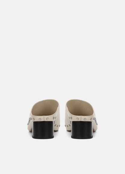 August Studded Leather Mule - US 0942