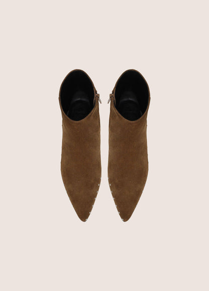 August Studded Suede Ankle Boot - US 2024