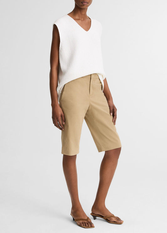 Avery Mid-Rise Italian Stretch-Cotton Short - US 6868