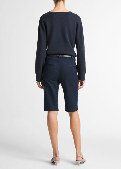 Avery Mid-Rise Italian Stretch-Cotton Short - US 8694