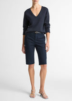 Avery Mid-Rise Italian Stretch-Cotton Short - US 8694