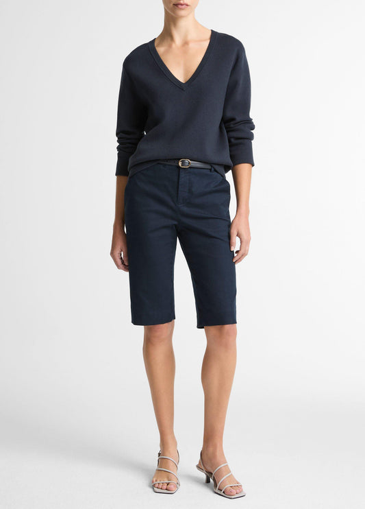 Avery Mid-Rise Italian Stretch-Cotton Short - US 8694