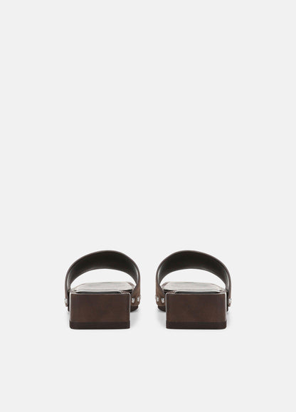 Barbara Leather Slide Sandal - US 2584