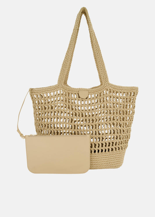 Barcelona Cotton Crochet Large Tote - US 1267