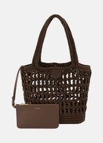 Barcelona Cotton Crochet Small Tote - US 8402