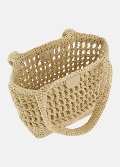Barcelona Cotton Crochet Small Tote - US 4330