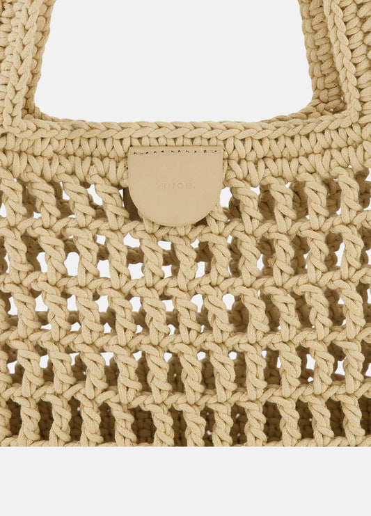 Barcelona Cotton Crochet Small Tote - US 4330