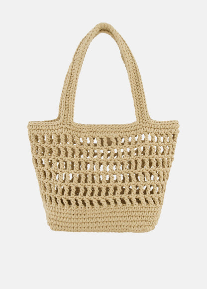 Barcelona Cotton Crochet Small Tote - US 4330