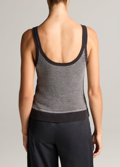 Birdseye Cotton Pocket Tank - US 0424