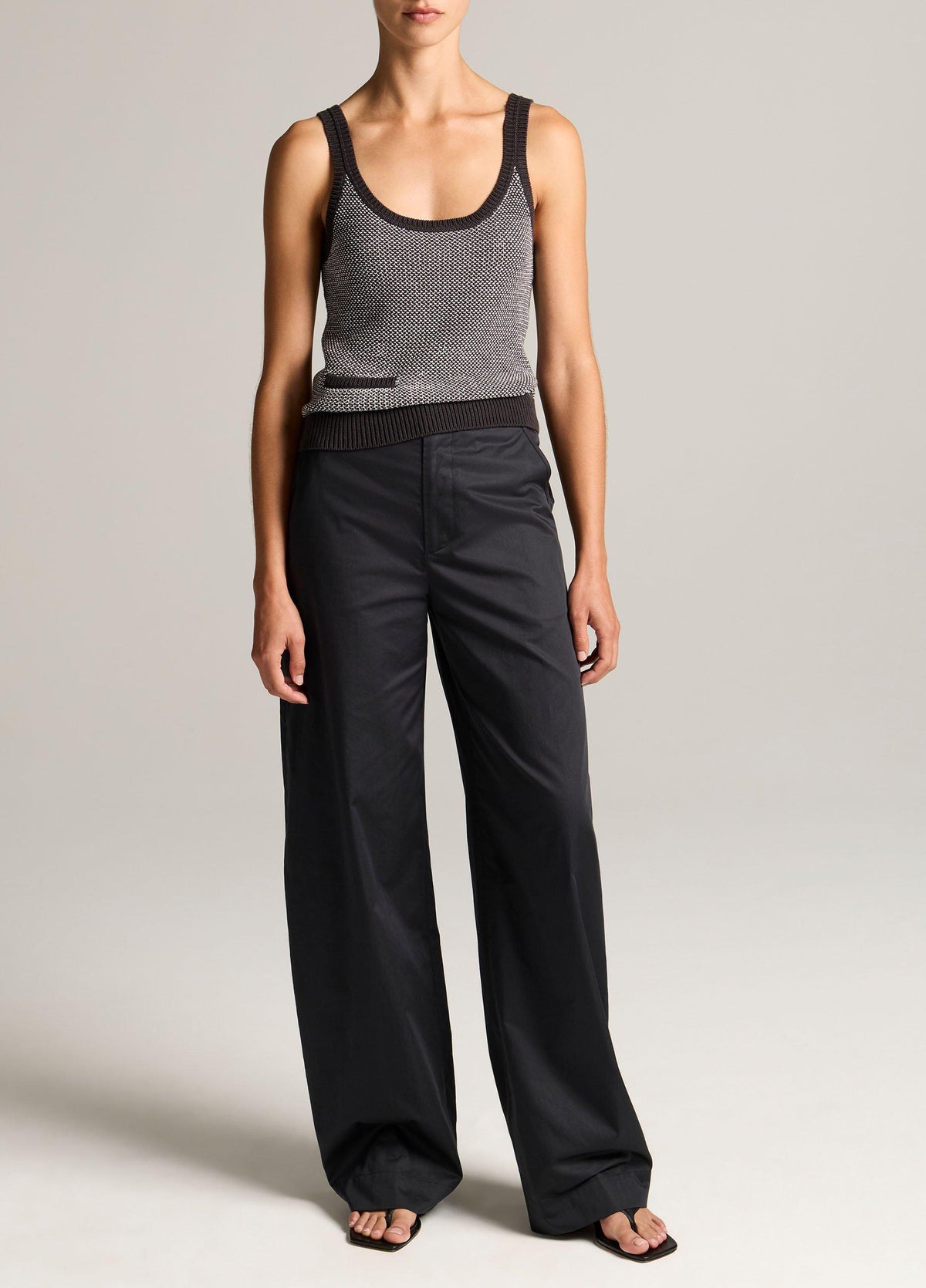 Birdseye Cotton Pocket Tank - US 0424