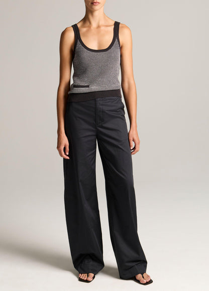 Birdseye Cotton Pocket Tank - US 0424