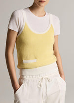 Birdseye Cotton Pocket Tank - US 4752