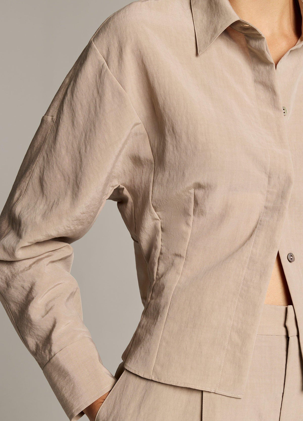 Blouson-Back Shirt Jacket - US 5062