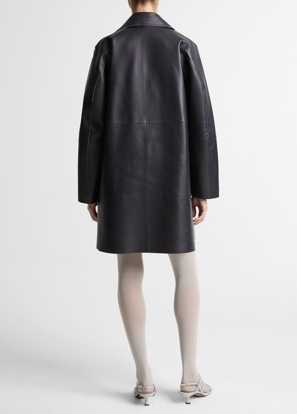 Bonded Leather Coat - US 3769