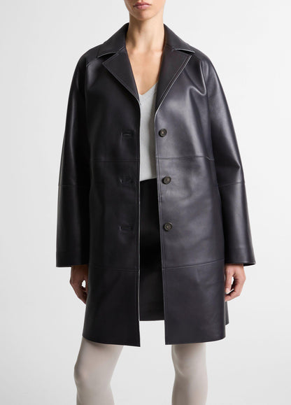 Bonded Leather Coat - US 3769