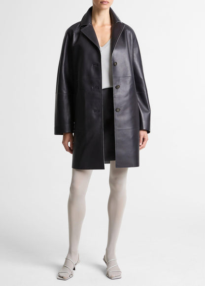 Bonded Leather Coat - US 3769