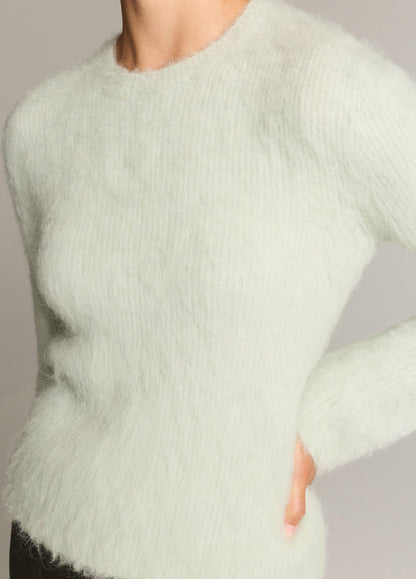 Brushed Crew Neck Sweater - US 6987