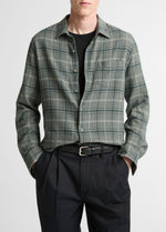 Catskill Plaid Cotton Button-Front Shirt - US 4435