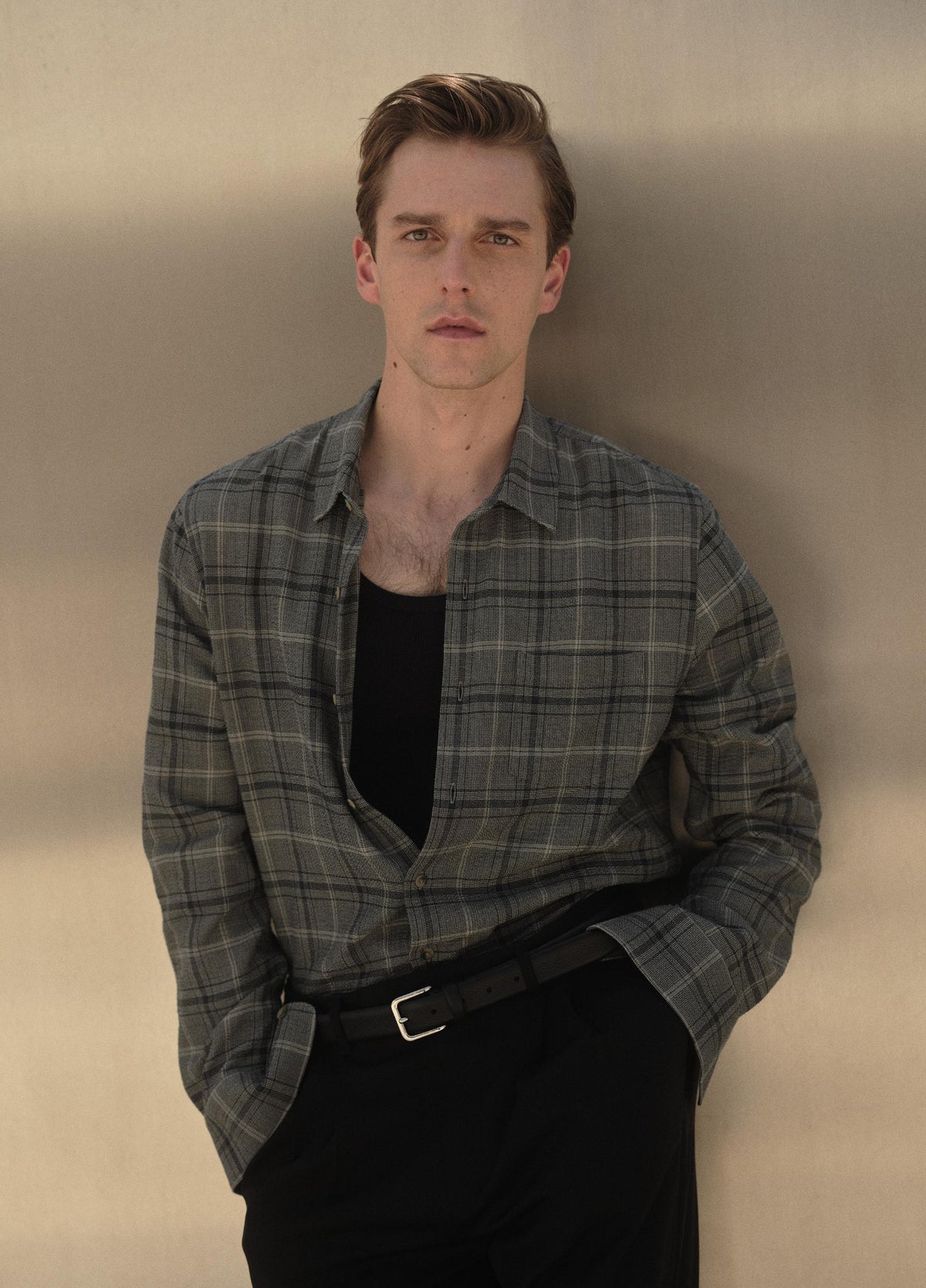 Catskill Plaid Cotton Button-Front Shirt - US 4435