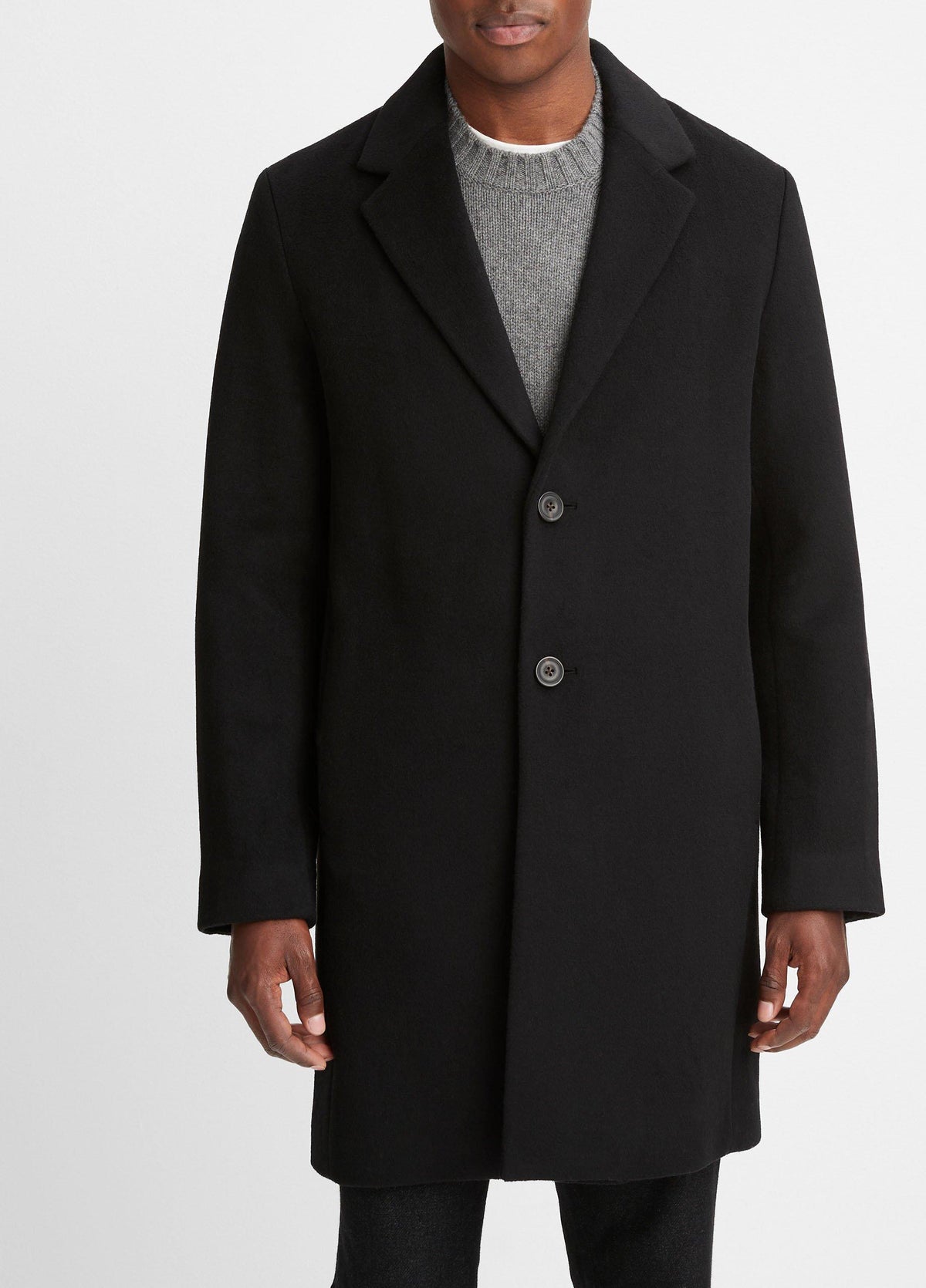 Classic Italian Wool-Blend Coat - US 8613