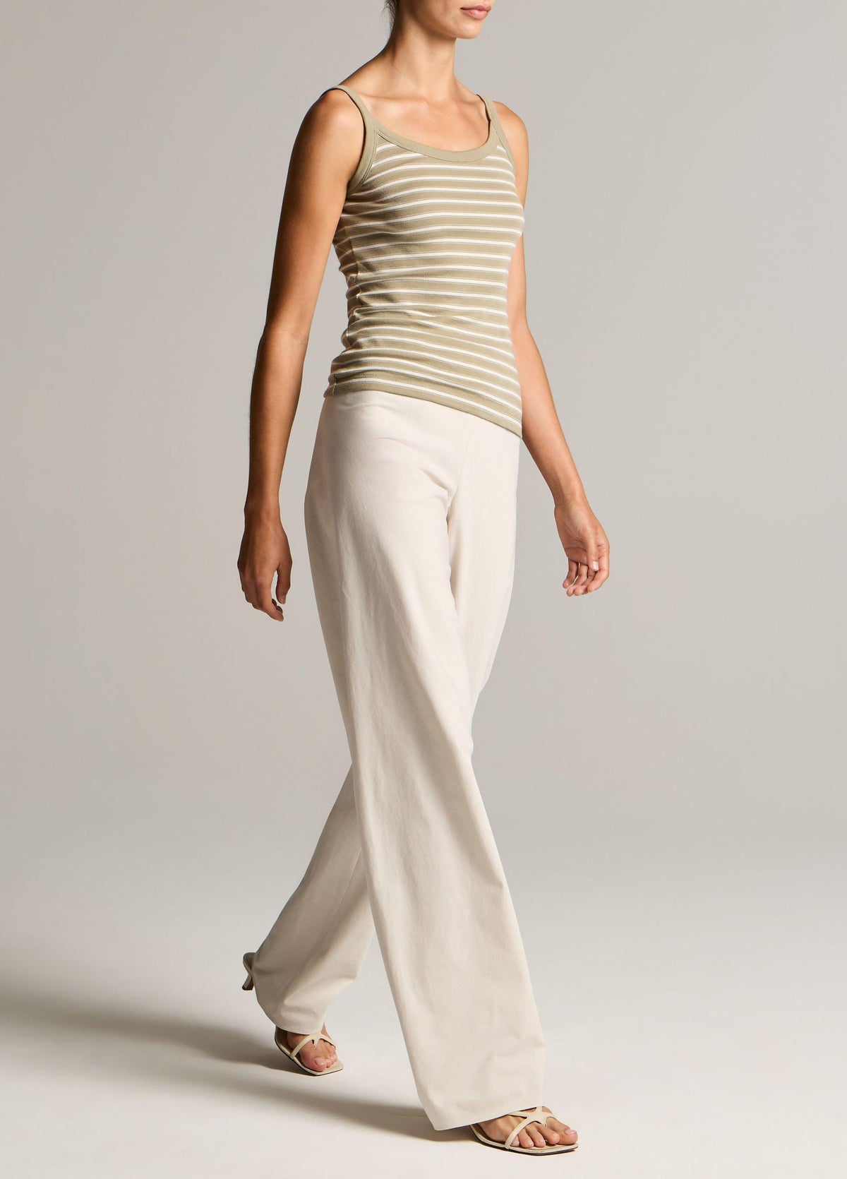 Colette High-Rise Cotton Twill Bias Pant - US 6448