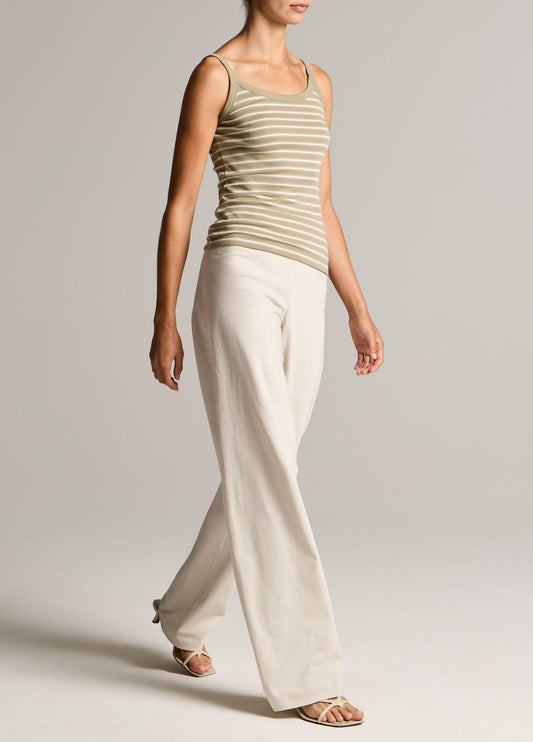 Colette High-Rise Cotton Twill Bias Pant - US 6448