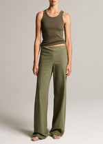 Colette High-Rise Cotton Twill Bias Pant - US 2904