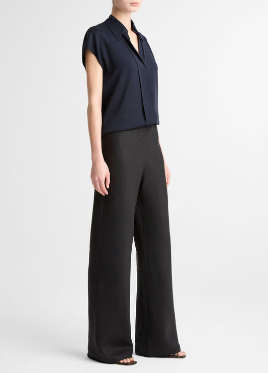 Colette High-Rise Italian Linen Bias Pant - US 7028