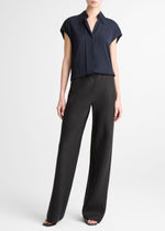 Colette High-Rise Italian Linen Bias Pant - US 7028