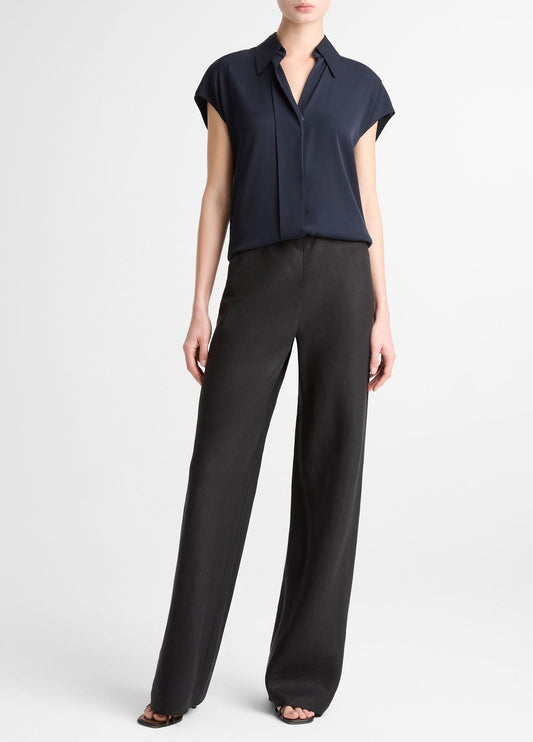 Colette High-Rise Italian Linen Bias Pant - US 7028